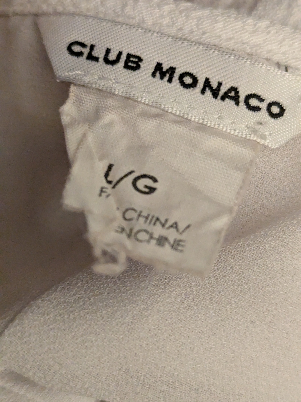 Club Monaco White Ruffle Cami Crop Top Large Coquette Cottagecore Boho Blouse - Picture 10 of 10